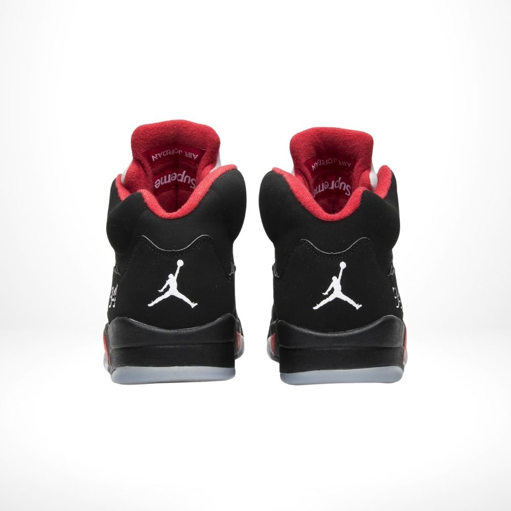 Air Jordan 5 Retro Supreme Black Red