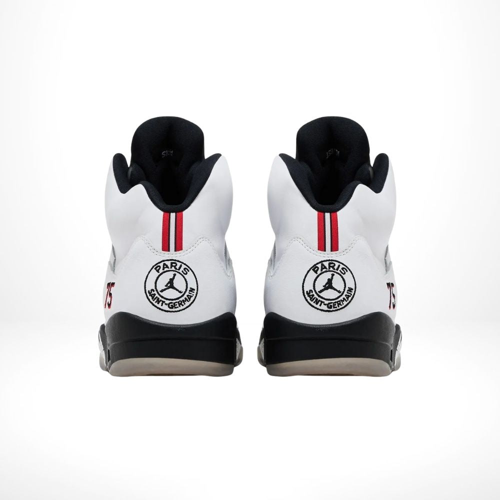 Air Jordan 5 Retro x Paris Saint-Germain Friends n Family Black White