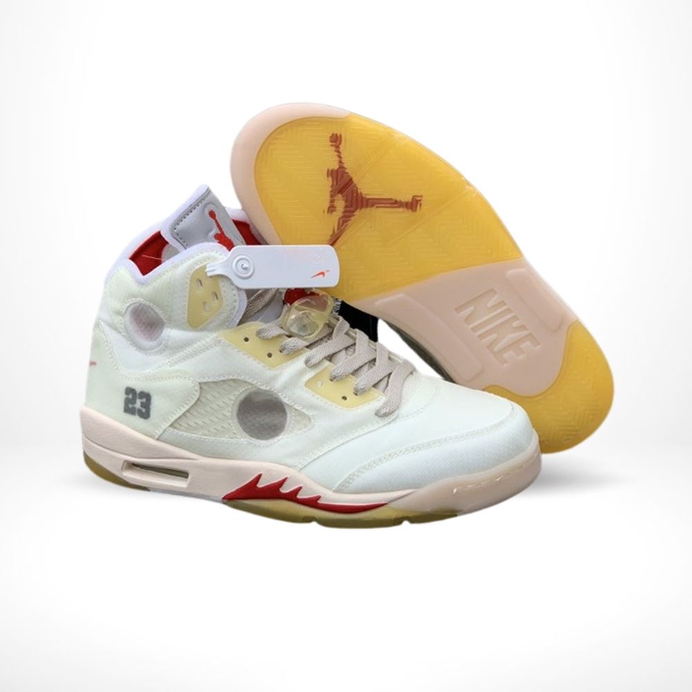Air Jordan 5 Retro x Off-White Cream