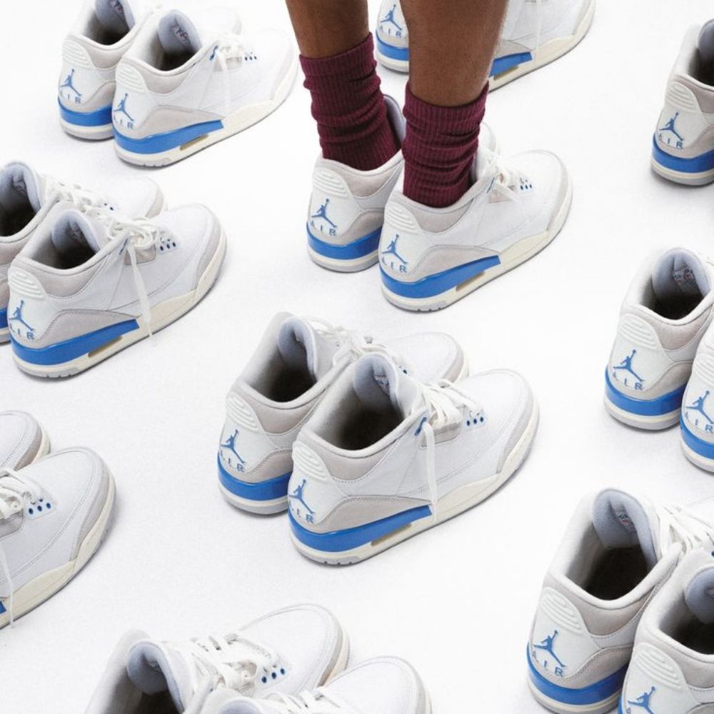 Air Jordan 3 Retro Lucky Shorts Hydrogen Blue