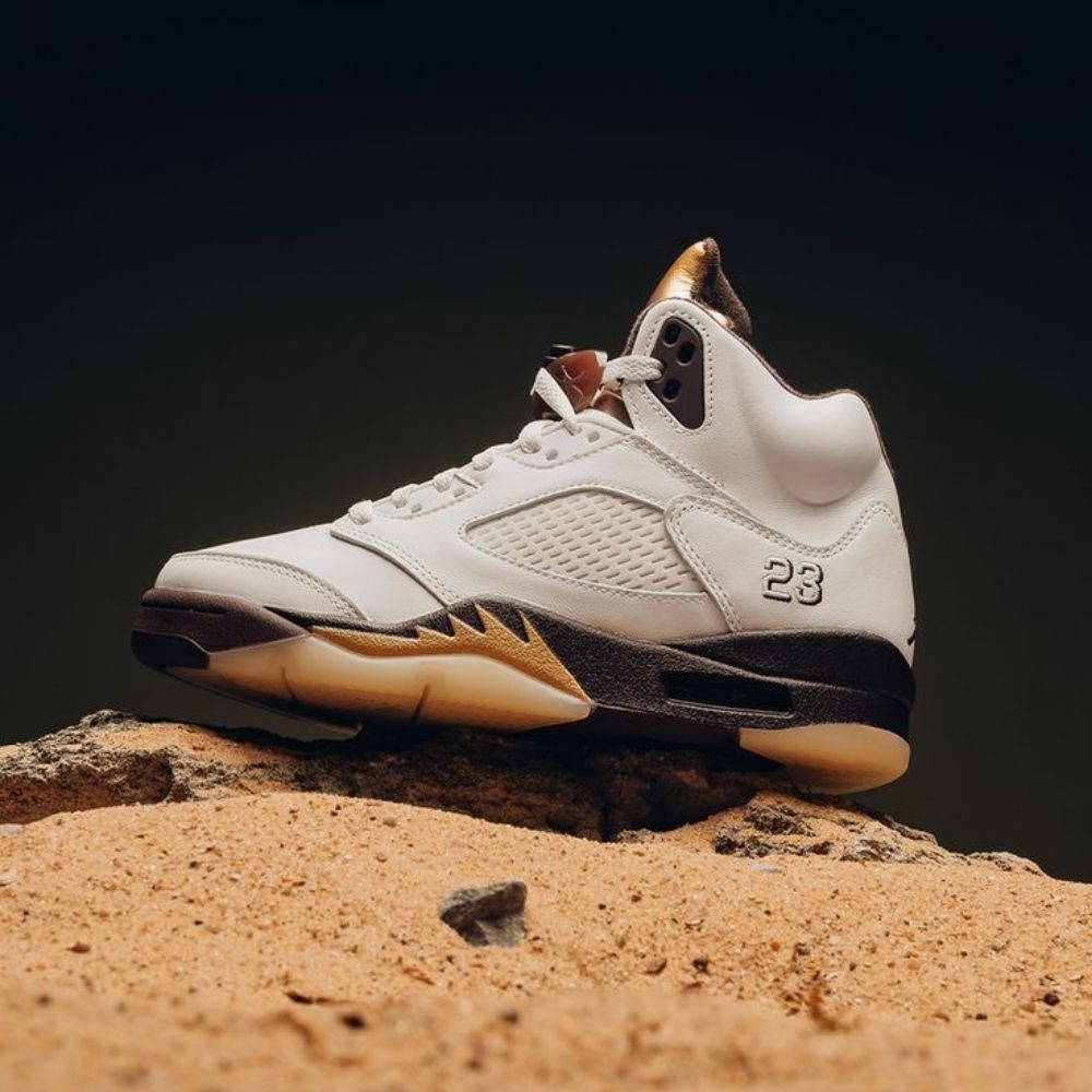 Air Jordan 5 Golden Ticket Earth Metallic Gold