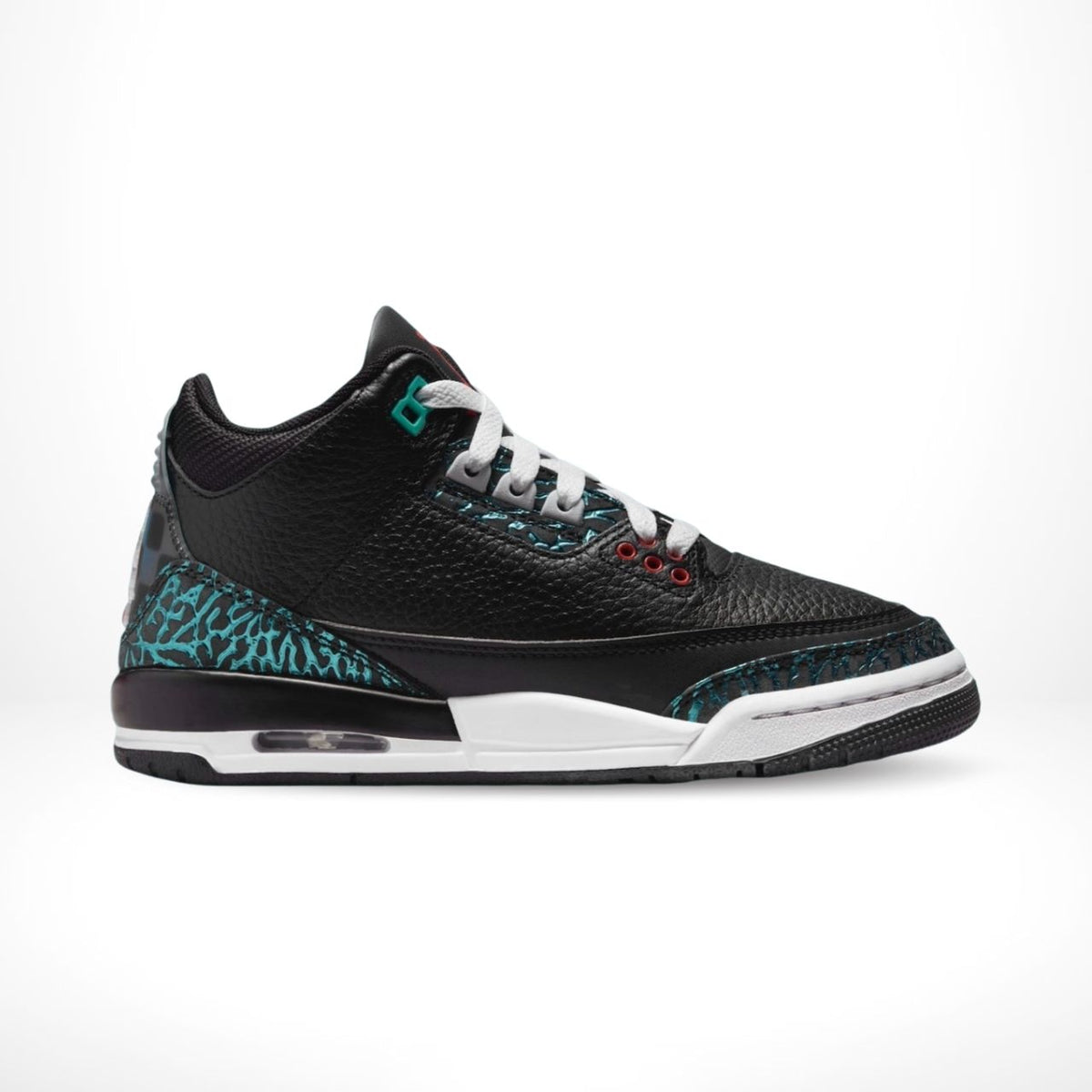 Air Jordan 3 Black and Hyper Jade